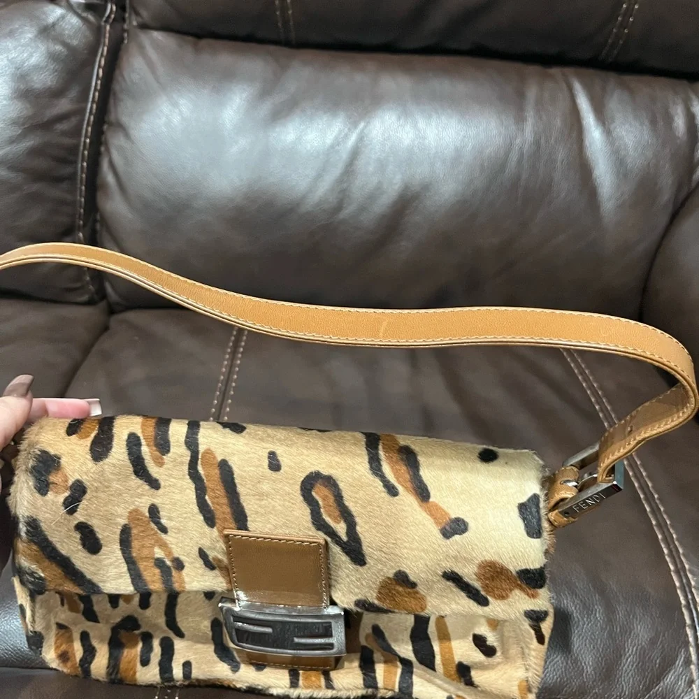 Fendi baguette  leopard pony hair - Picture 12 of 13